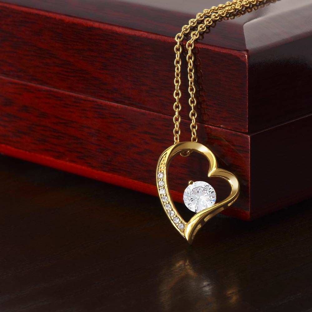 Collier Amour Insatiable - Carte personnalisée