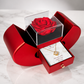 Coffret Deluxe Rose Éternelle & Collier personnalisé