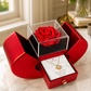 Coffret Deluxe Rose Éternelle & Collier personnalisé