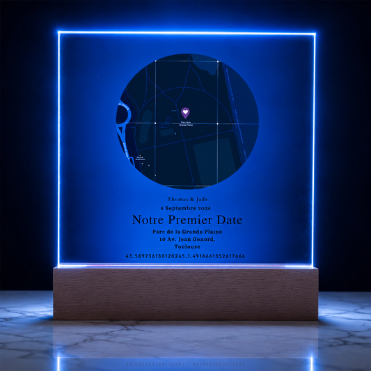 Premium Acrylic Plaque - First Date