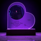 Premium Heart Acrylic Plaque - First Date