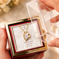 Coffret Rose Rotatif – Collier Amour Éternel personnalisé