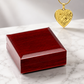 Heart Pendant Necklace — Our Story Engraved Map
