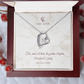 Collier Amour Insatiable - Carte personnalisée