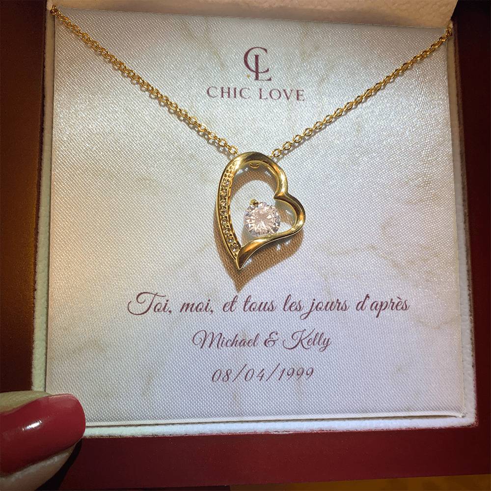Insatiable Love Necklace - Personalized Card