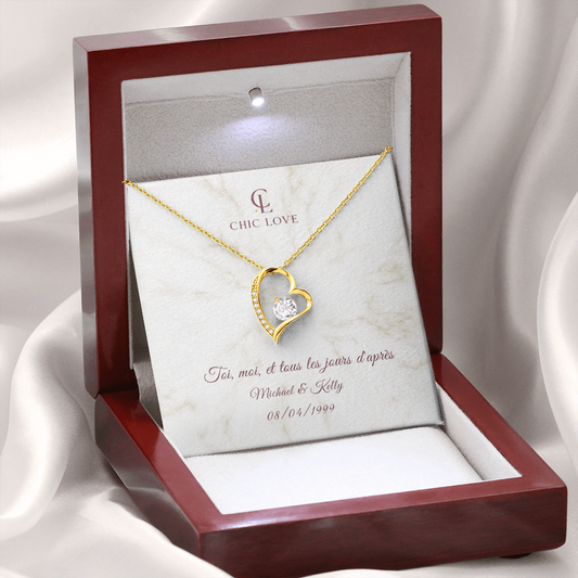 Insatiable Love Necklace - Personalized Card
