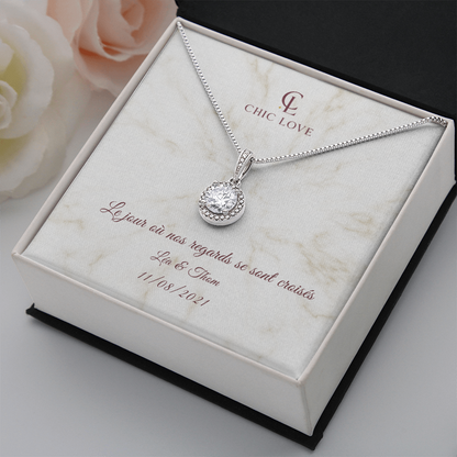 Collier Élégance - Carte personnalisée