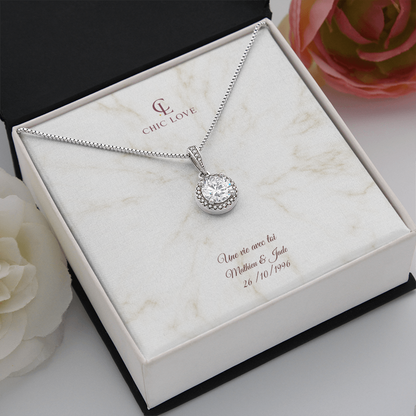 Collier Élégance - Carte personnalisée
