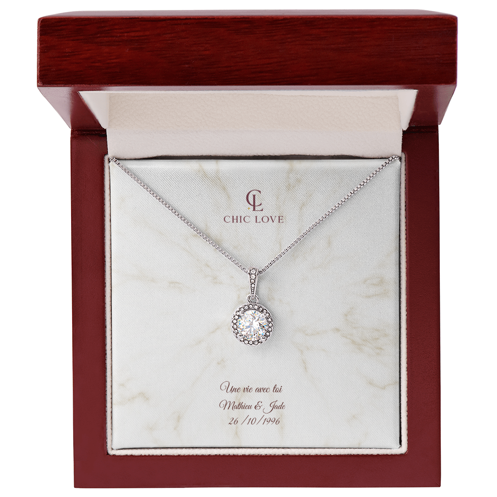 Collier Élégance - Carte personnalisée