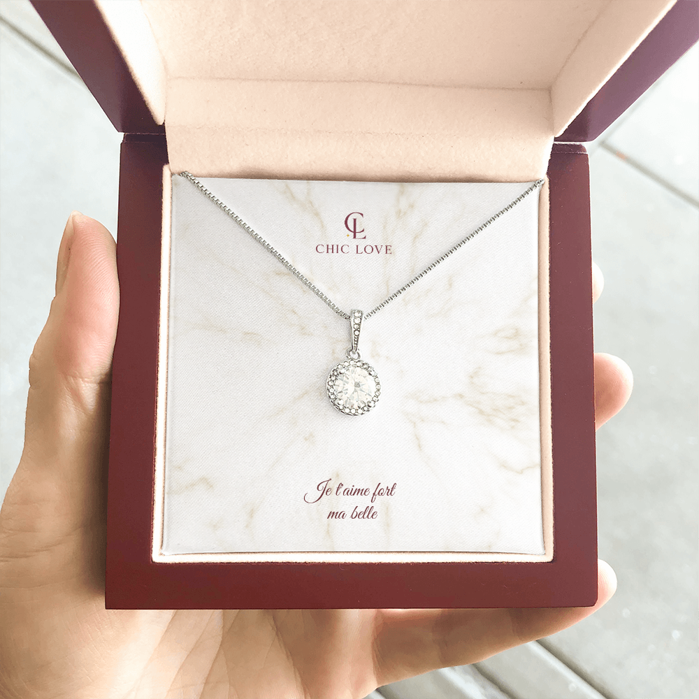 Collier Chic Élégance - Carte personnalisée