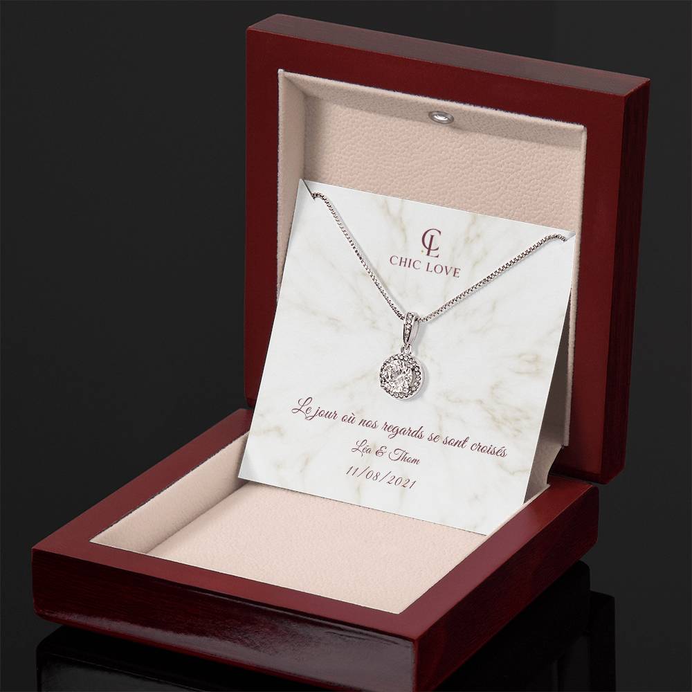 Collier Élégance - Carte personnalisée