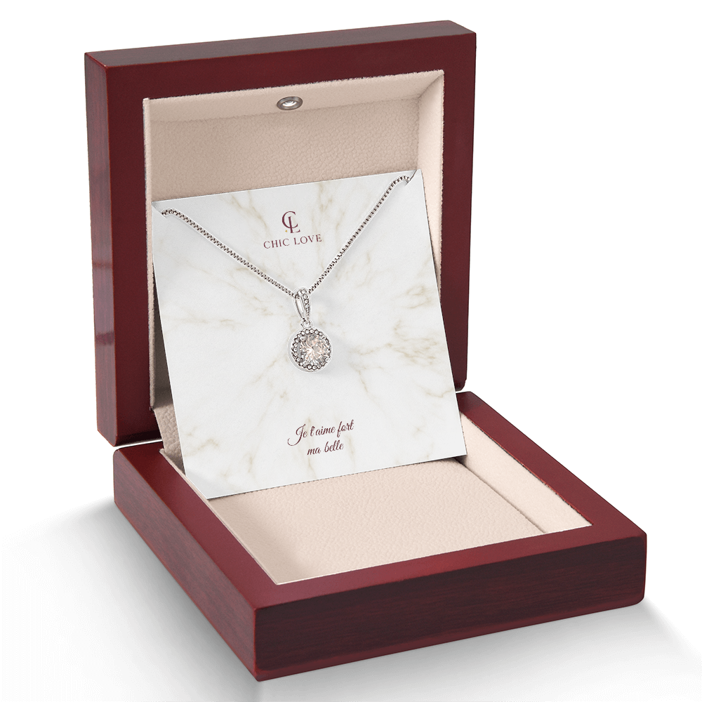 Collier Chic Élégance - Carte personnalisée