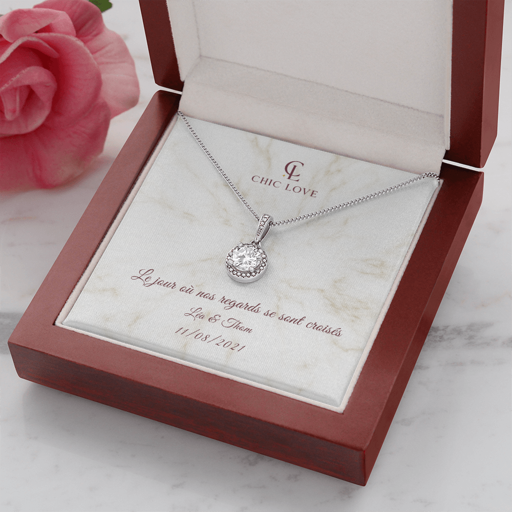 Collier Élégance - Carte personnalisée