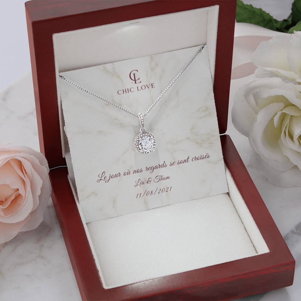 Collier Élégance - Carte personnalisée