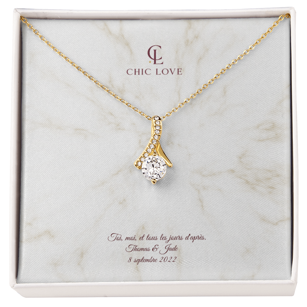Collier Beauté Envoûtante - Carte Personnalisé