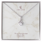 Collier Beauté Envoûtante - Carte Personnalisé