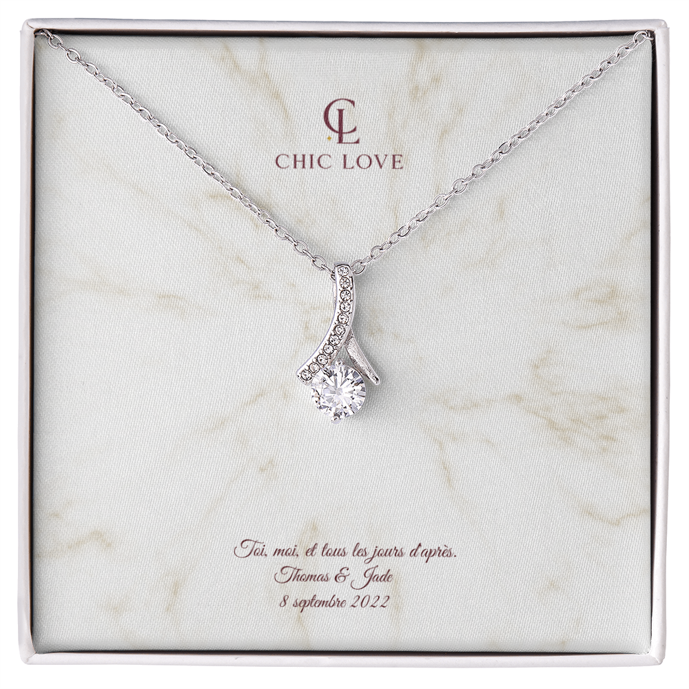 Collier Beauté Envoûtante - Carte Personnalisé