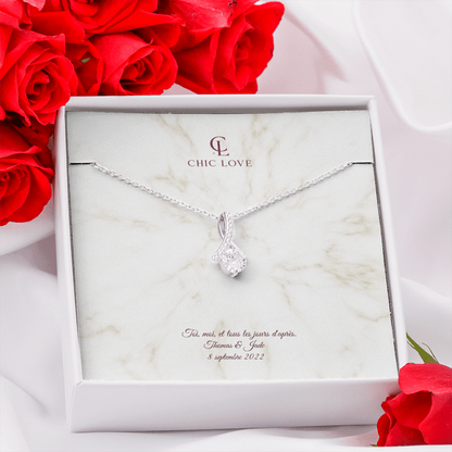 Collier Beauté Envoûtante - Carte Personnalisé