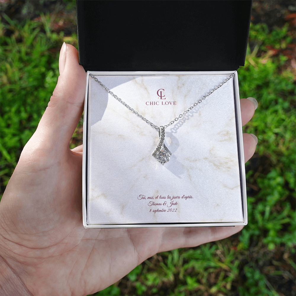 Collier Beauté Envoûtante - Carte Personnalisé