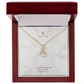 Collier Beauté Envoûtante - Carte Personnalisé