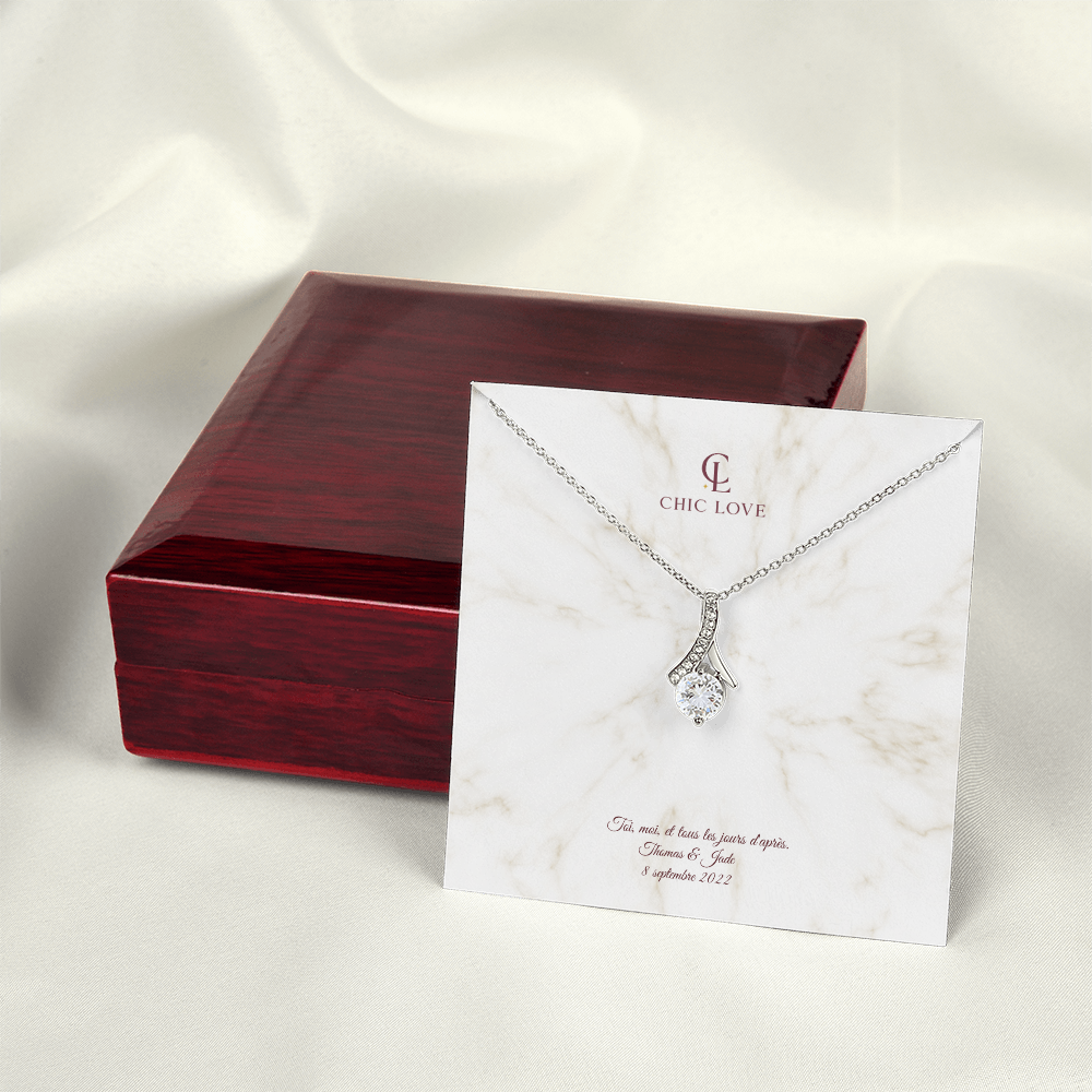 Collier Beauté Envoûtante - Carte Personnalisé
