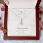 Collier Beauté Envoûtante - Carte personnalisée