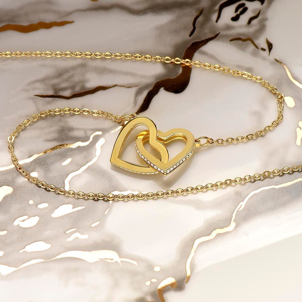 Collier Amour intemporel - Carte personnalisé