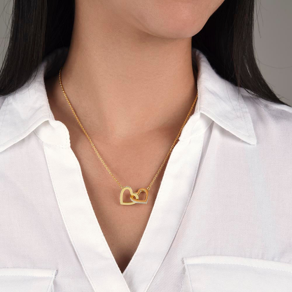 Collier Amour intemporel - Carte personnalisé