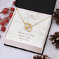 Collier Amour intemporel - Carte personnalisé