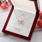 Collier Amour intemporel - Carte Personnalisé