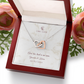 Collier Amour intemporel - Carte personnalisé