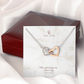 Collier Amour intemporel - Carte Personnalisé
