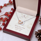 Collier Amour intemporel - Carte personnalisé