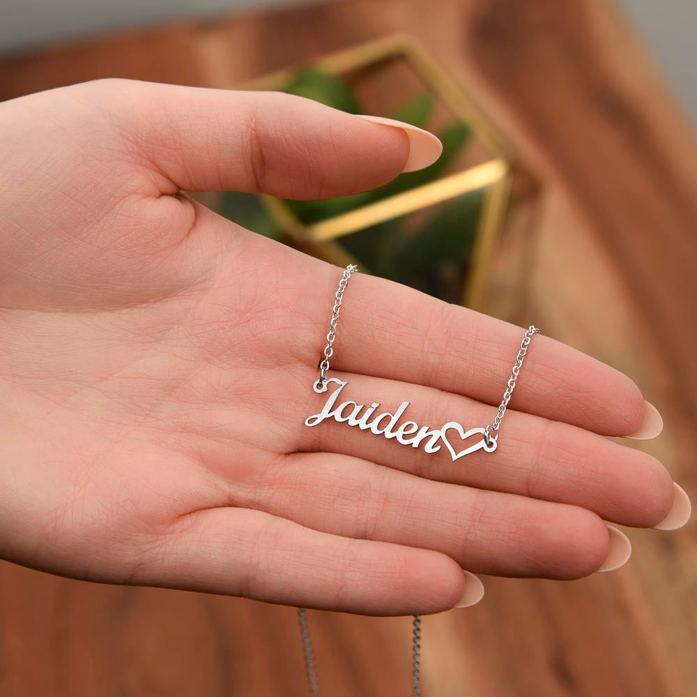 Collier Cœur Prénom Personnalisé
