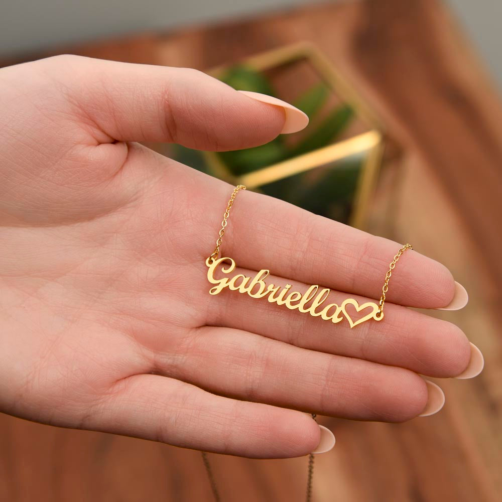 Collier Cœur Prénom Personnalisé