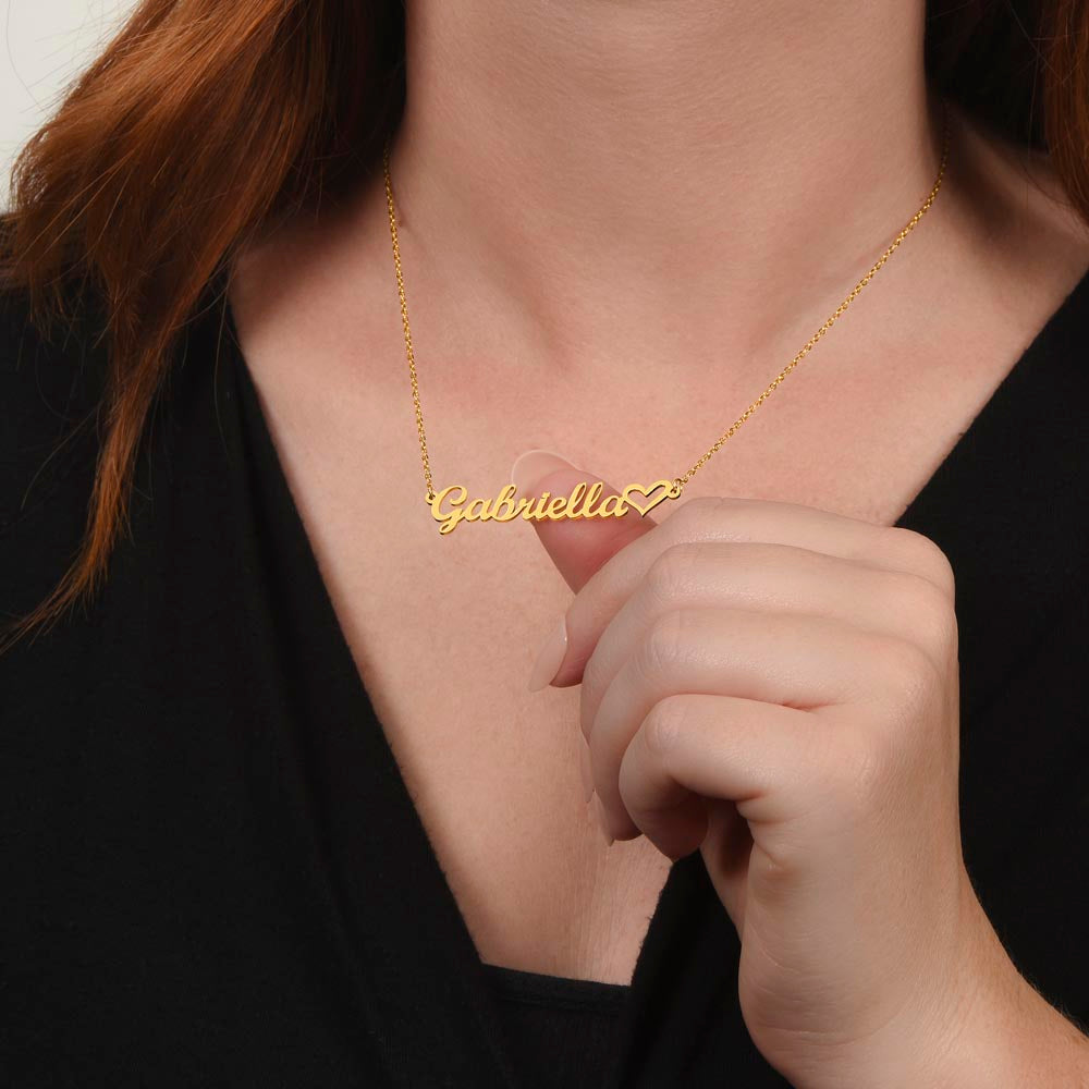 Collier Cœur Prénom Personnalisé