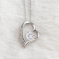 Collier Amour Insatiable - Carte personnalisée