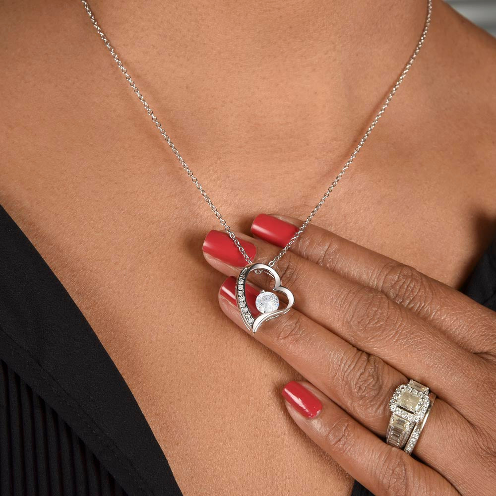 Collier Amour Insatiable - Carte personnalisée