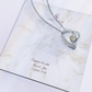 Collier Amour Insatiable - Carte Personnalisé