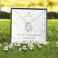 Collier Amour Insatiable - Carte personnalisée