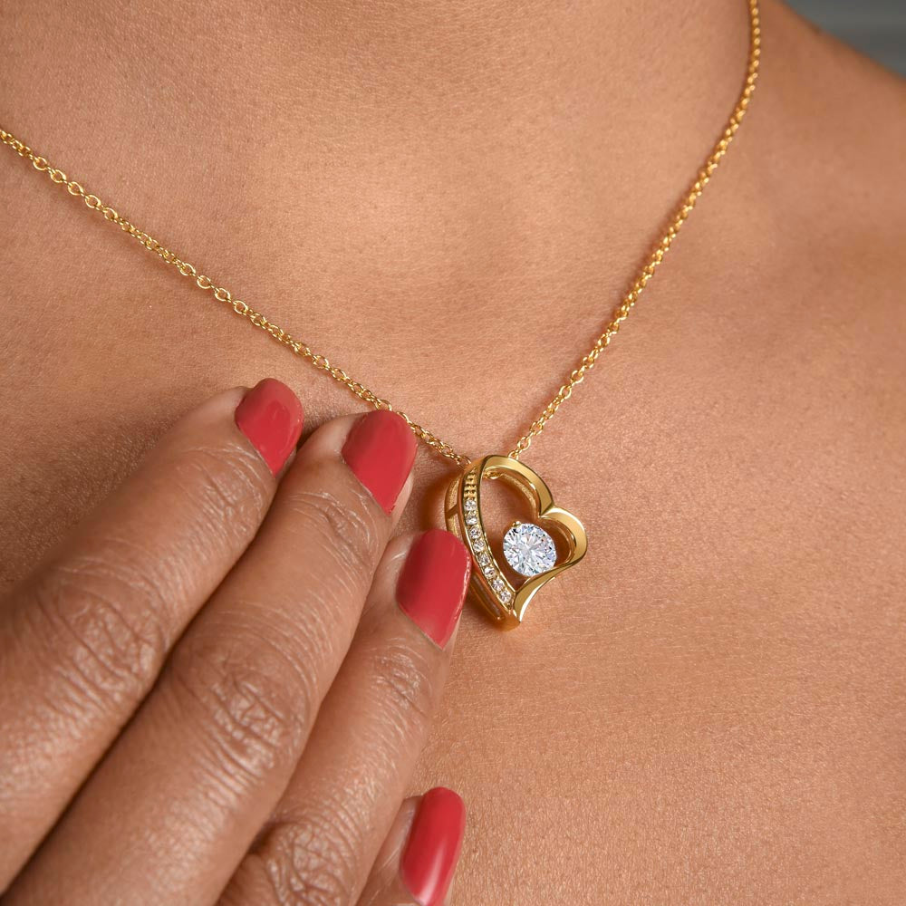 Collier Amour Insatiable - Carte personnalisée