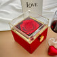 Coffret Nœud d'Amour personnalisé – Collier & Rose Éternelle